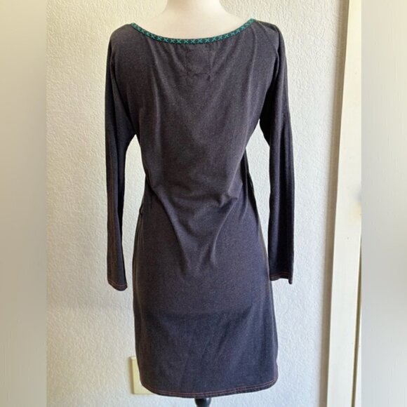 Double D Ranch Dolman Sleeve Long Sleeve Southwestern Western Aztec Dress XS - Picture 2 of 6